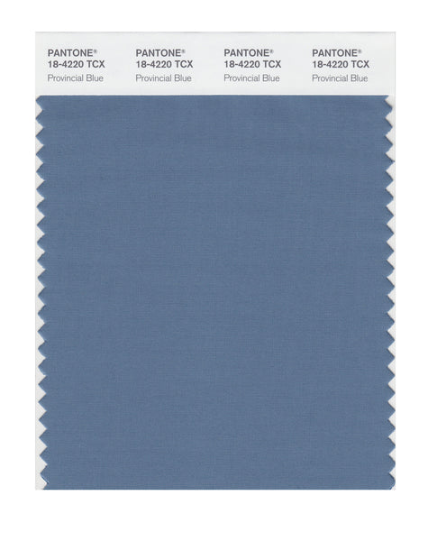 Pantone SMART Color Swatch Card 18-4220 TCX Provincial Blue