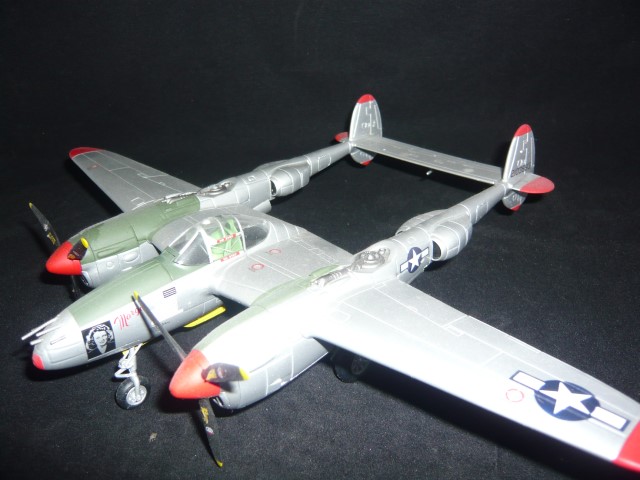 双胴の悪魔ライトニングP38 LIGHTNINGフランクリンミント1/48