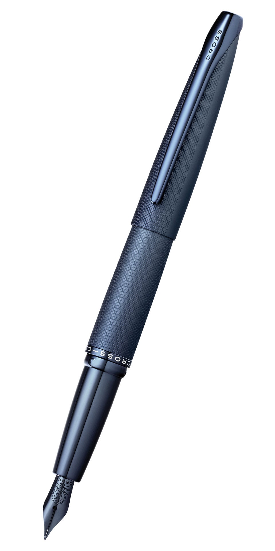 Dark Blue Stainless Steel Fountain Pen | Shop Cross Now – A.T. Cross