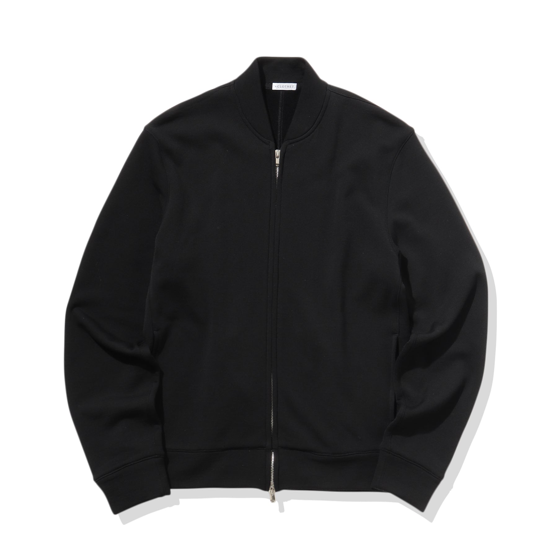 Wool Zip-up Blouson Color: Black – ＋CLOTHET ONLINE