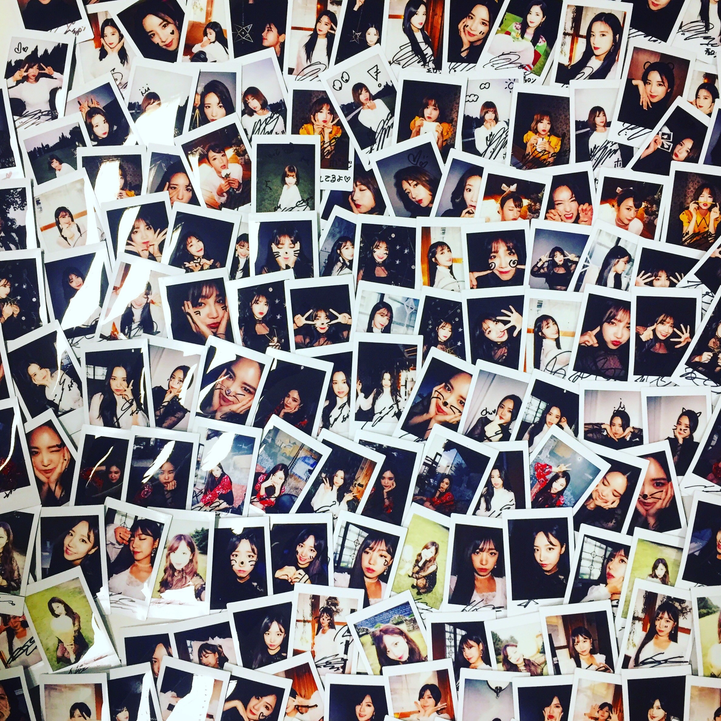 Apink ウンジ サイン入り ポロ写真 トレカ Apink ウンジ サイン入り