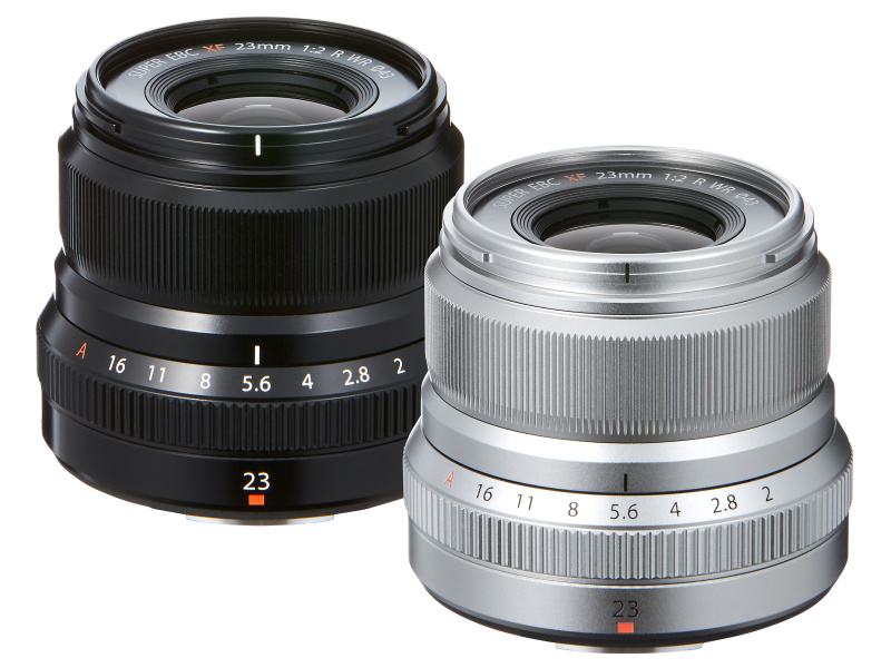 富士フイルム、小型軽量・高速AFの単焦点レンズ「XF23mmF2 R WR