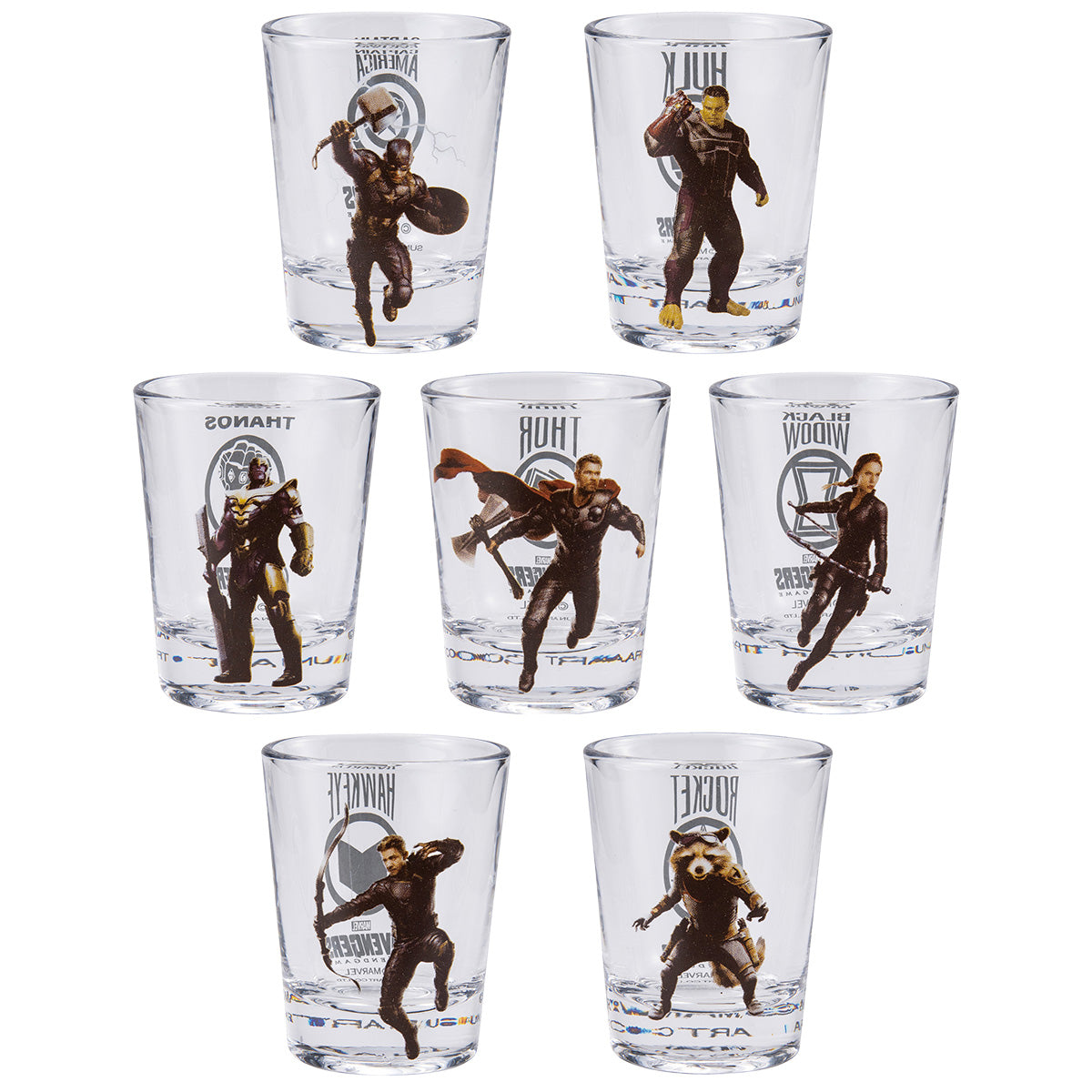 マーベル／MARVEL】 全身Ver. ミニタンブラー 50cc 7種セット | WOWOW