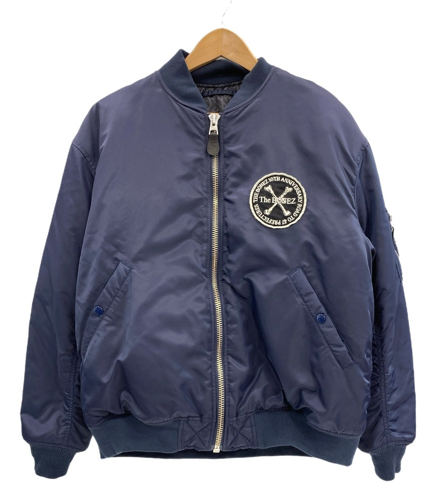 ザ ボーンズ The BONEZ 10周年記念 MA-1 3rd edition ミリタリー