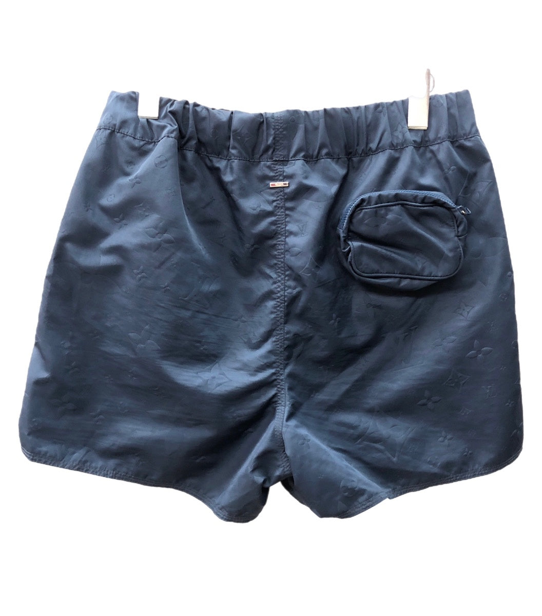 ルイヴィトン・モノグラム総柄 3Dポケット付 スイムパンツ(M)