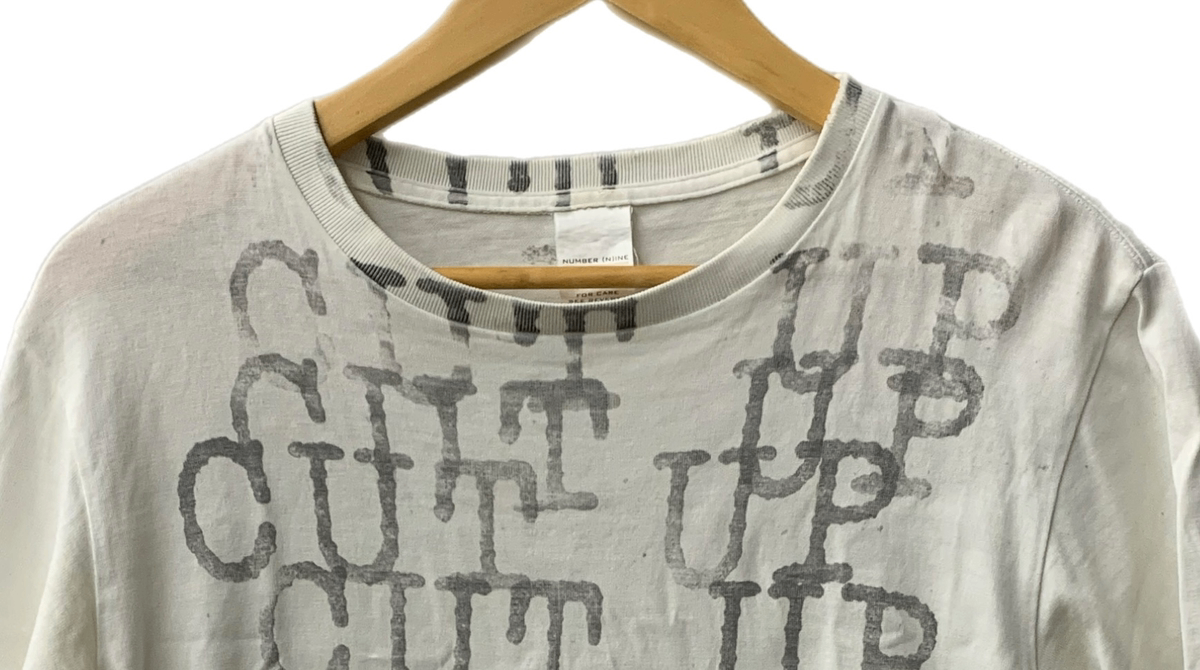 ナンバーナイン NUMBER (N)INE 02SS モダンエイジ期 CUT UP Tシャツ