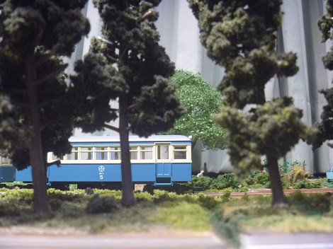 富井電鉄猫屋線キハ1・ホハフ50形新塗装: 鉄道模型FAN