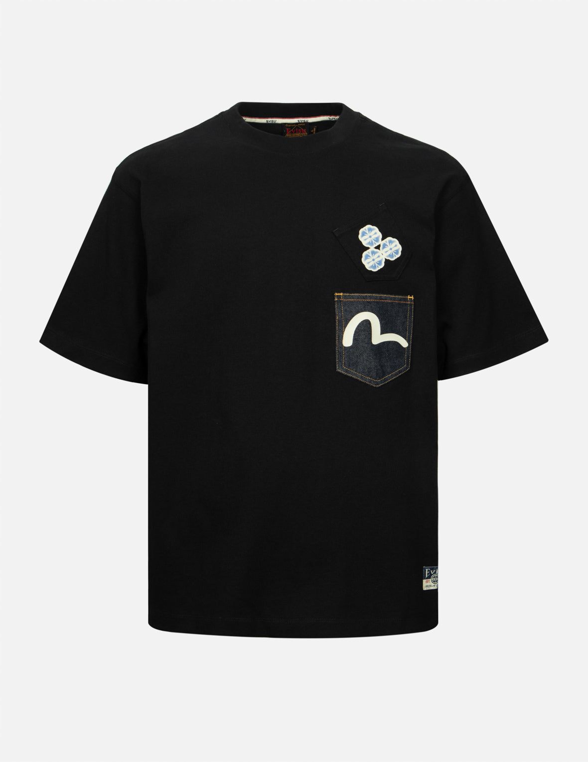 EVISU エヴィス POCKET T-SHIRTS カモメ ポケットTシャツ サイズ36 3