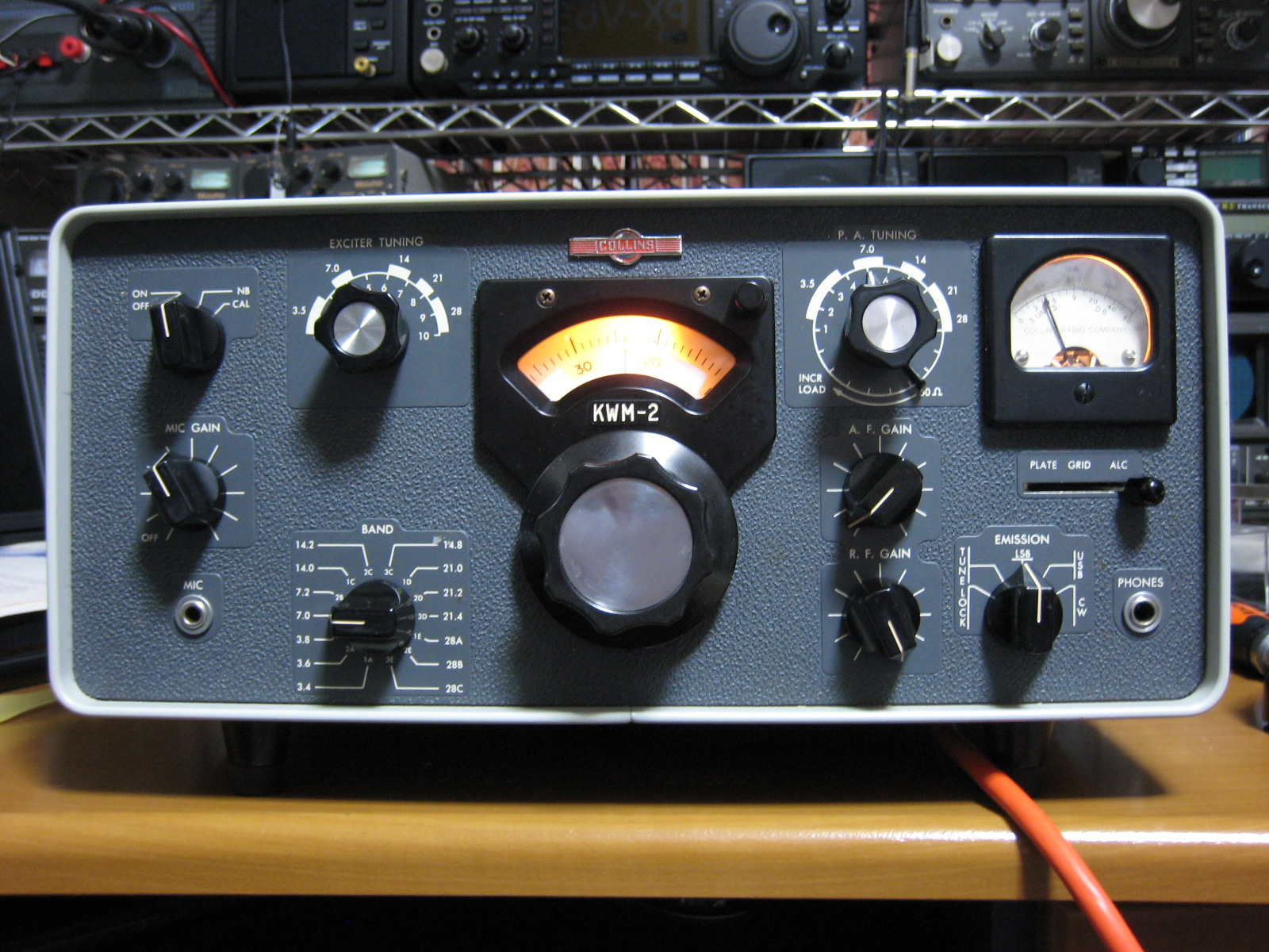 collinsコリンズ KWM2A用Sメーター米軍補修パーツ collinsコリンズ