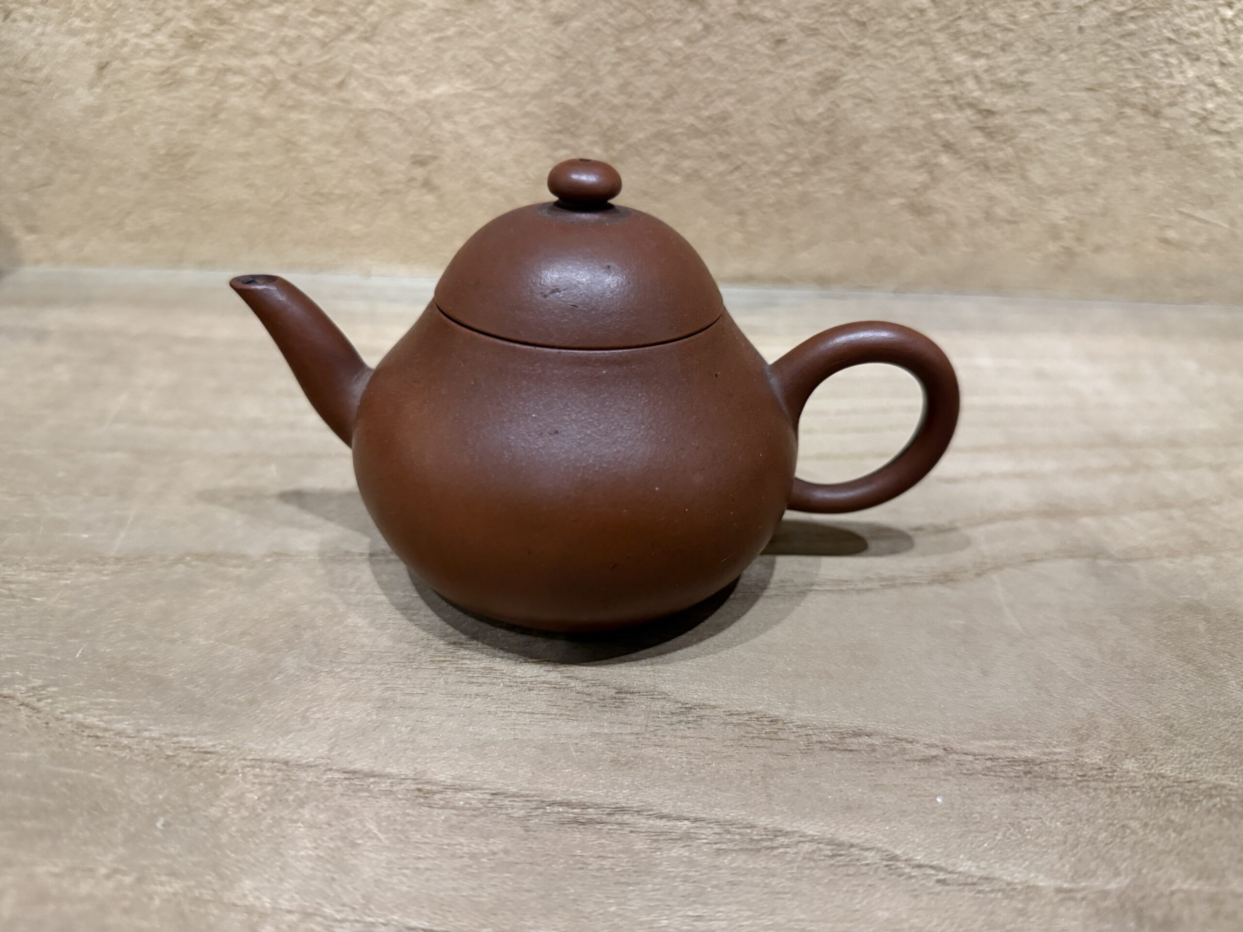 中国清時代 惠孟臣 朱泥急須 幅約10.2㎝ トヒサ 東さ