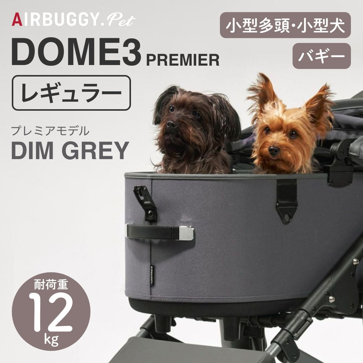 AIRBUGGY エアバギー】DOME3 PREMIER レギュラー ディムグレー