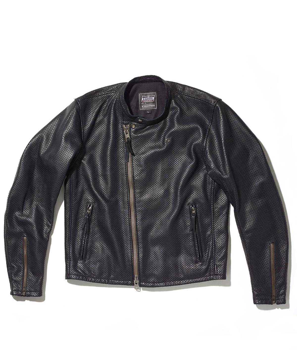 革ジャン パンチング レザージャケット｜カドヤ公式オンラインショップ