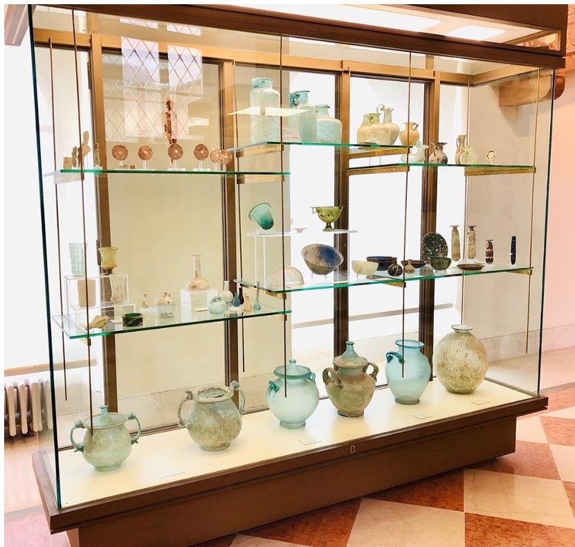 骨董 時代ガラス 発掘系ローマングラス（泪）涙壺 銀化瓶 骨董 時代