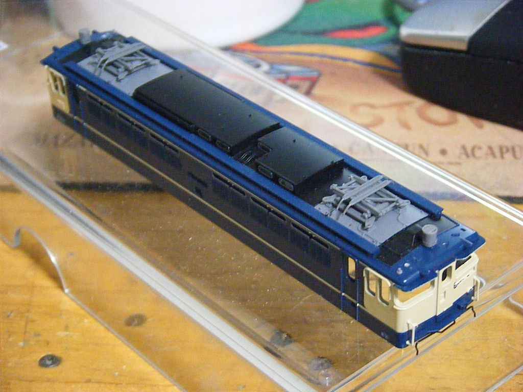 TOMIX製のEF65－1000（東京機関区）をEF65－1062