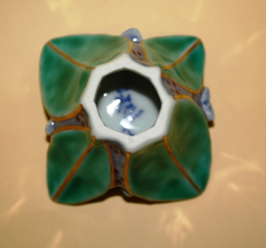 茶道具 香合 アジサイ蓋置 高野昭阿弥作 茶道具と茶の専門店 尾道 藤原茶舗