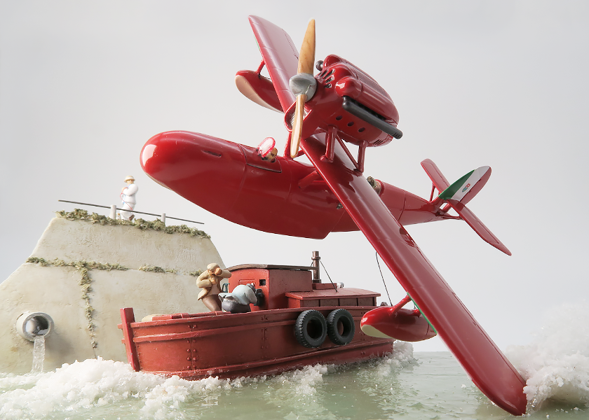 1/72☆紅の豚物語～決戦☆ジオラマ 完成品 30 紅の豚：