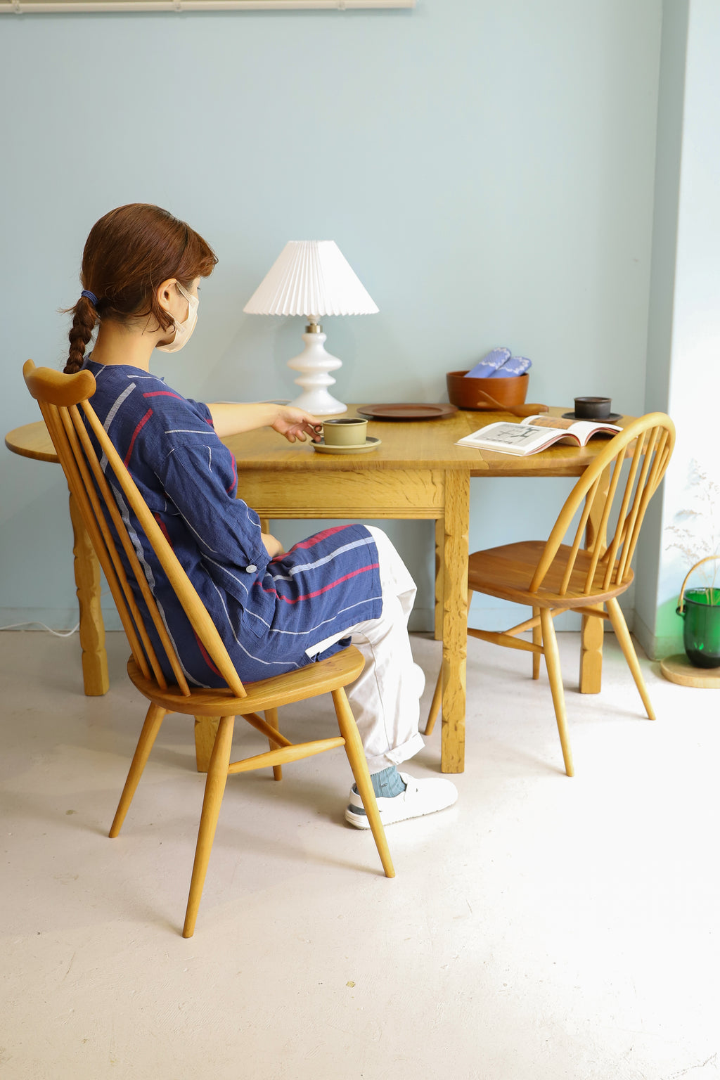 イギリス アンティーク 家具 CC41 ダイニングチェア 椅子 英国 4940d