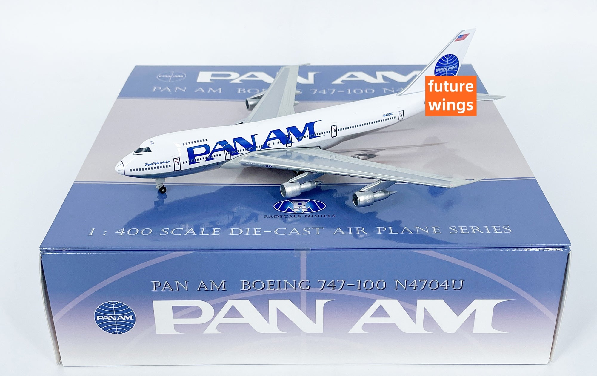 激レア 1/400 PANAM バンナム 747−100 Pan Am Boeing 747-100