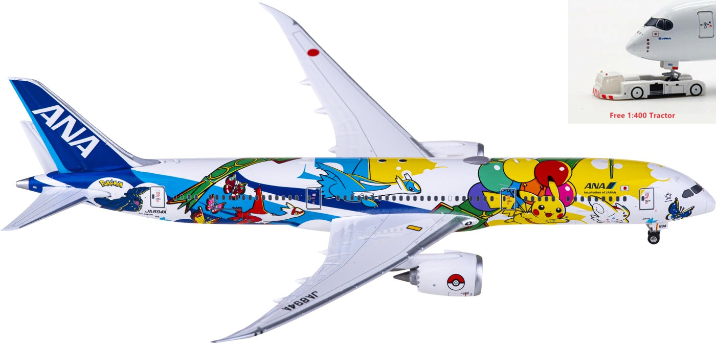 1:400 Phoenix PH04542 ANA Boeing 787-9 JA894A Aircraft Model+Free