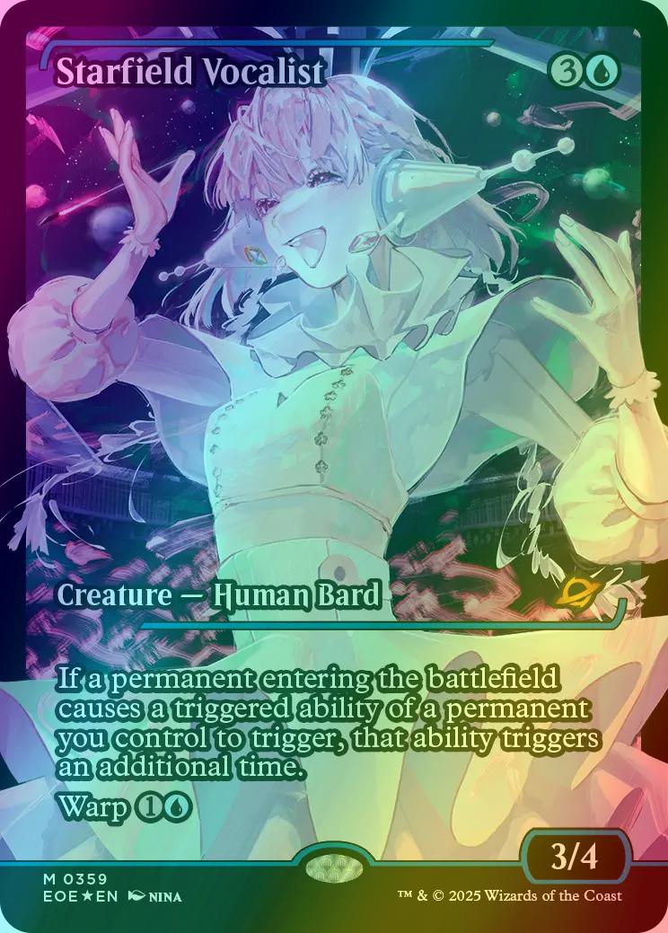 星原の歌手/Starfield Vocalist ショーケース 日本語 foil Starfield