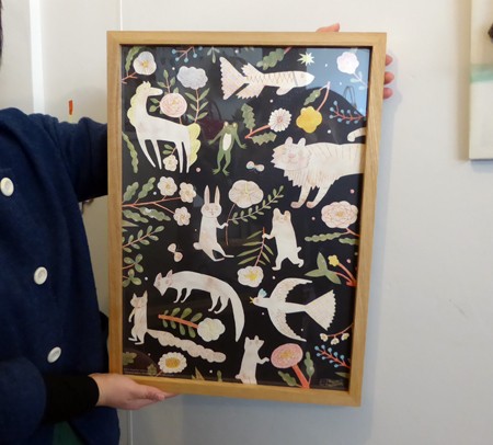 鹿児島睦 図案ポスター ┆ おおまえ布店からのお手紙