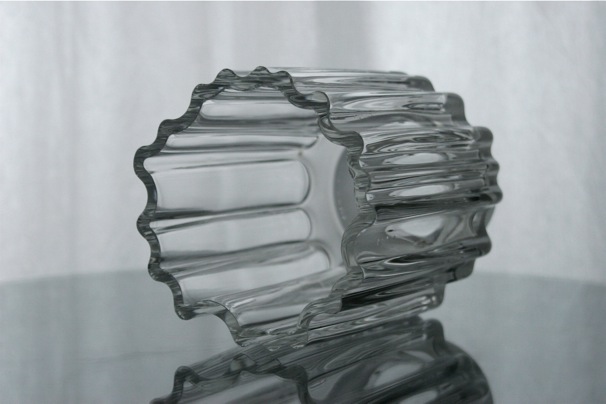 Rosenthal Tapio Wirkkala cogwheel Glass vaseタピオヴィルカラ