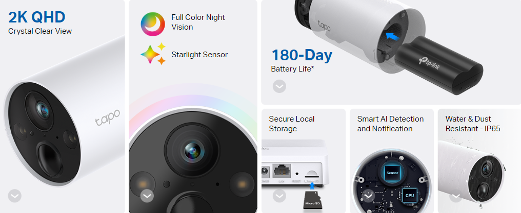 TP-Link Tapo C420S1 Smart Wire-Free Security Camera System