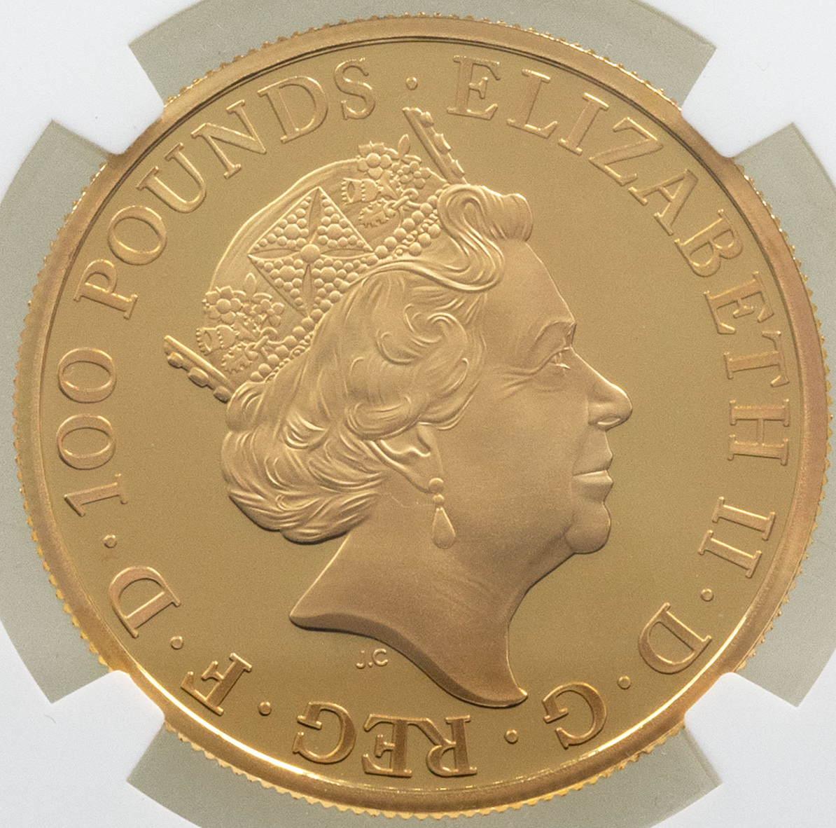 斉藤】クイーンズ・ビーストレッドドラゴン 1/4オンス 斉藤