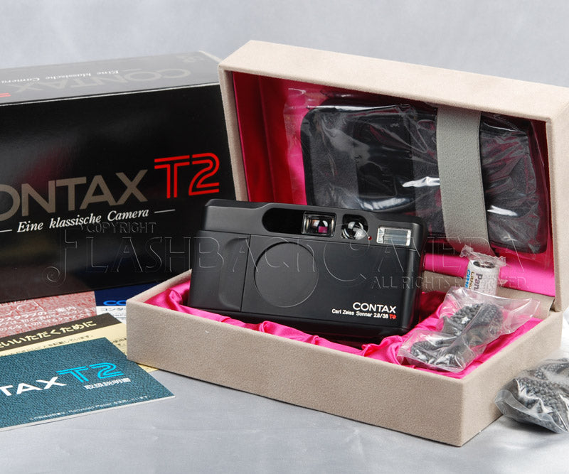 Contax T2 Black Paint – FLASHBACK CAMERA