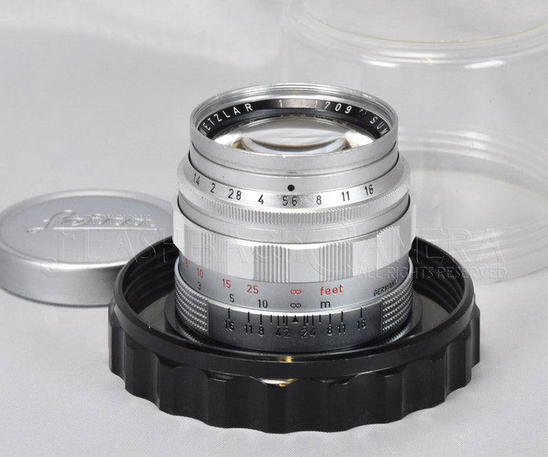 Summilux 50mm f1.4 (L) Chrome – FLASHBACK CAMERA