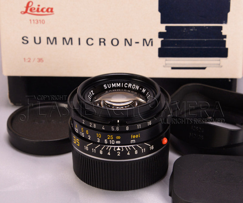 Summicron-M 35mm f2 (M) Black – FLASHBACK CAMERA