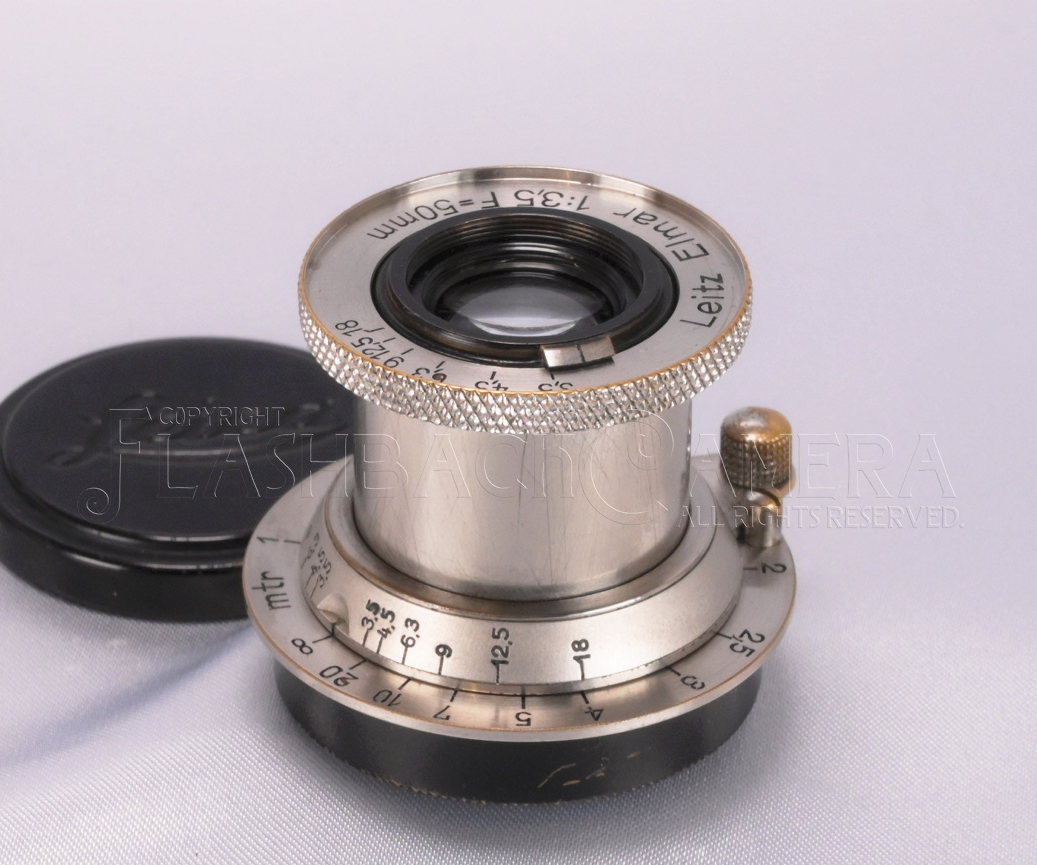 中古】Leica ライカ Elmar 50mm f/3.5 ニッケルショートエルマー No.1