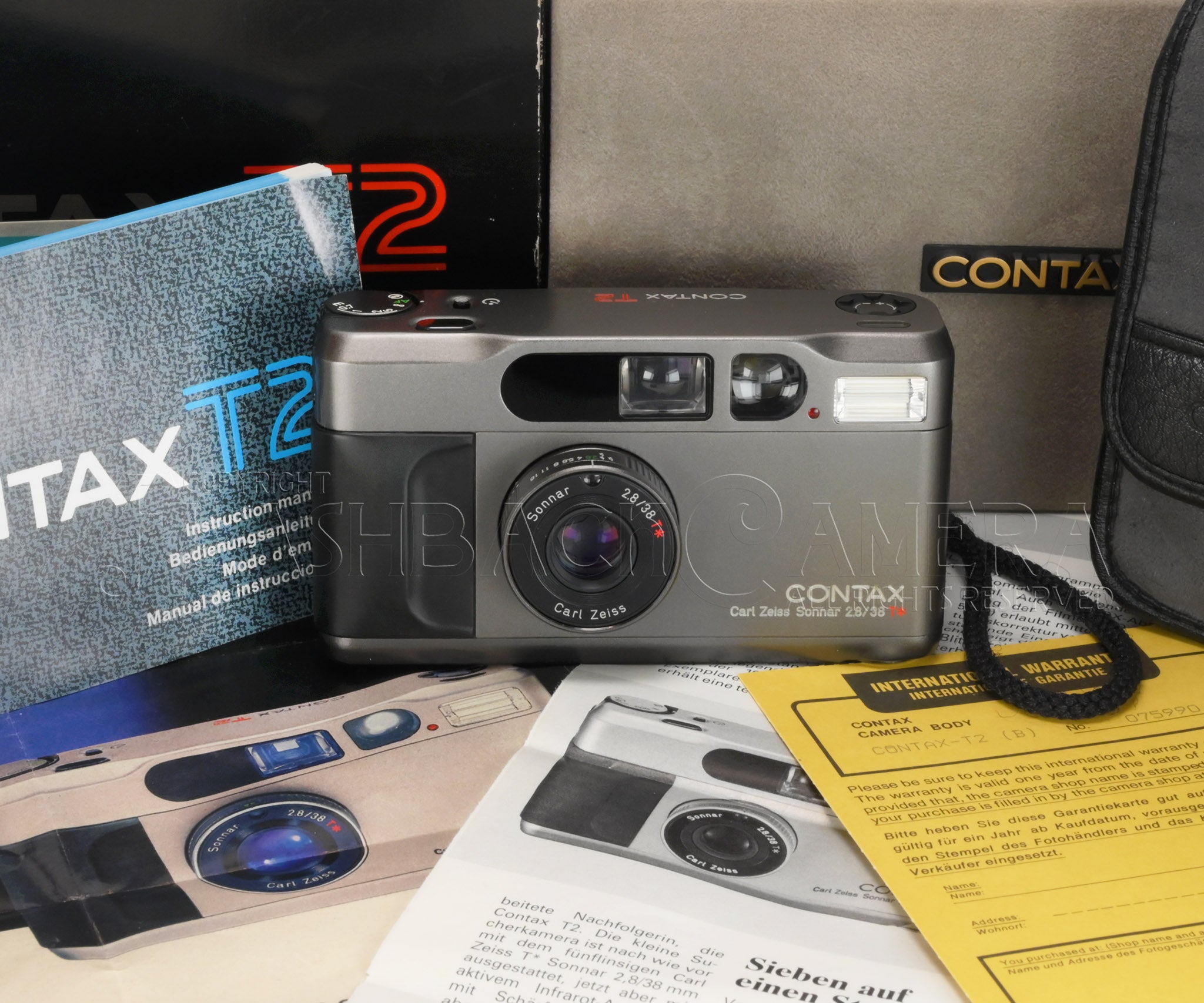 Contax T2 Titan Black – FLASHBACK CAMERA