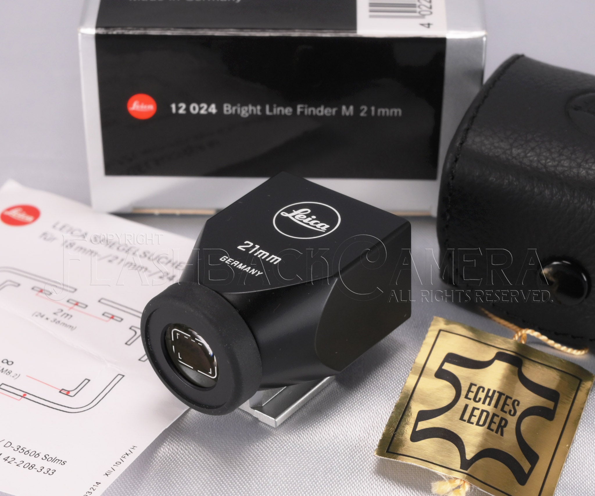 Leica 21mm Finder Black 12024 – FLASHBACK CAMERA