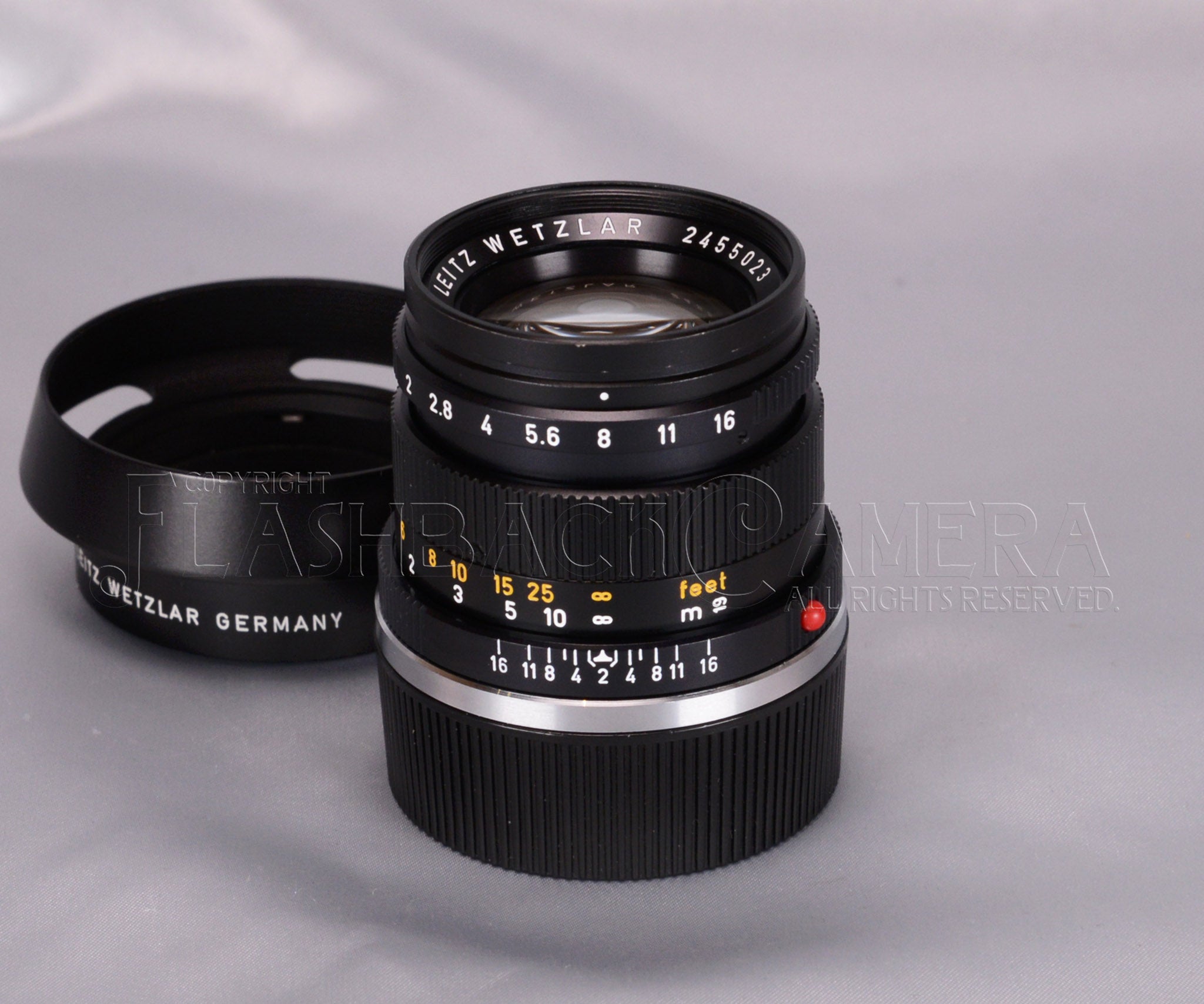 Summicron 50mm f2 (M) Black – FLASHBACK CAMERA