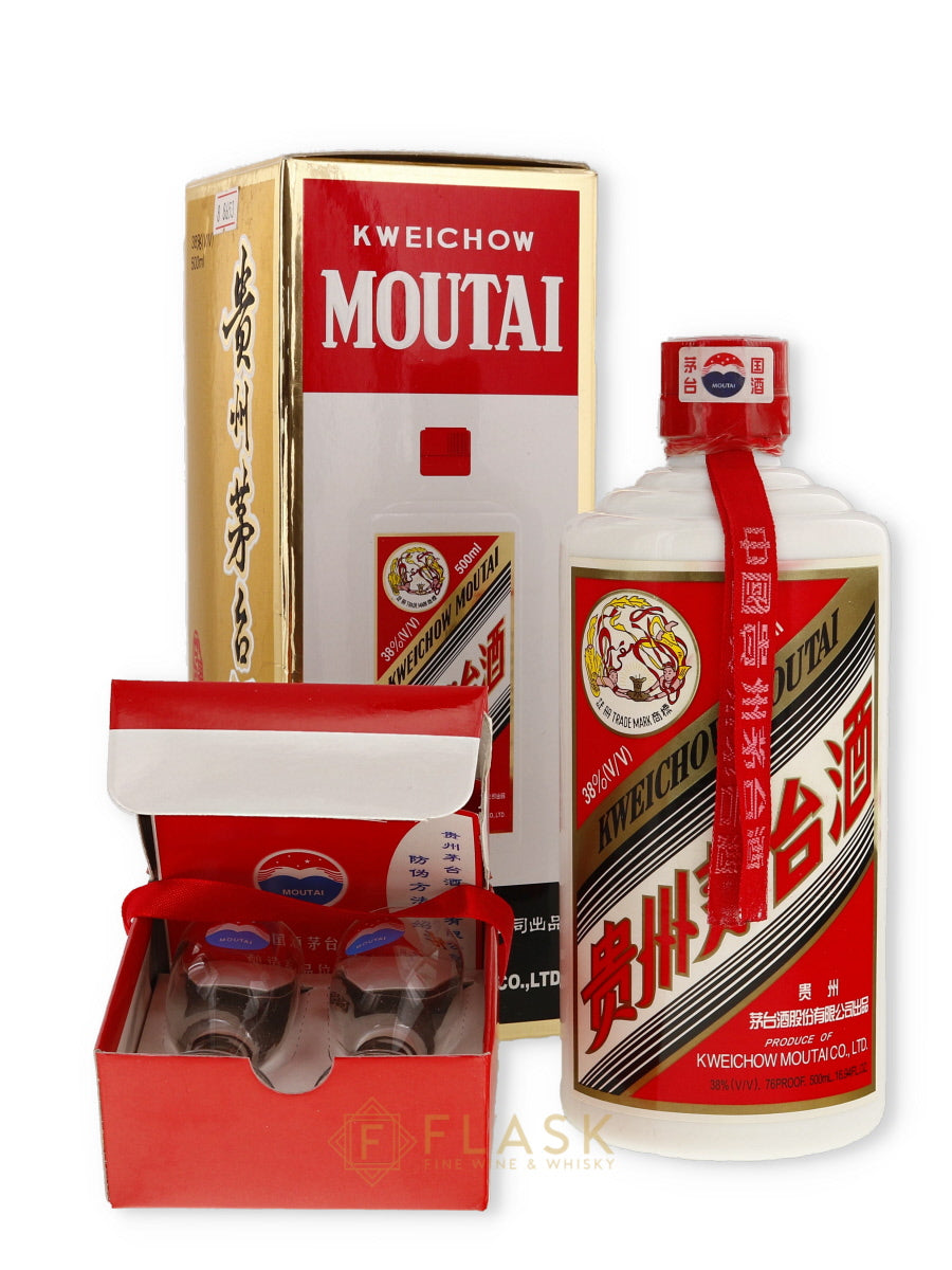 Buy Kweichow Moutai Baijiu 2004 Gift Box 500ml | Flask Wines