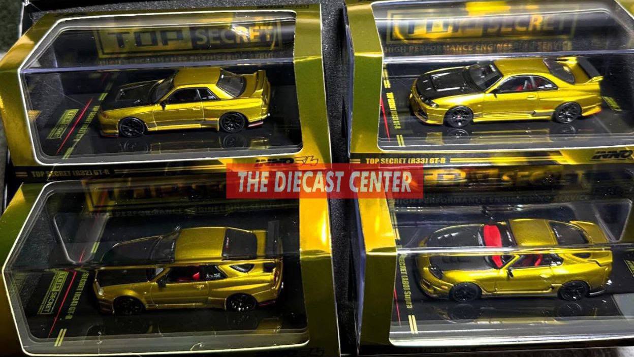 Inno64 1/64 2026 Tokyo Auto Salon Top Secret Box Set 4-Car