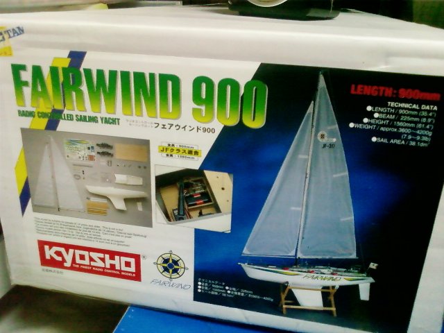 京商 塗装済完成インテリアモデル大型ヨット フェアウインド 京商 塗装