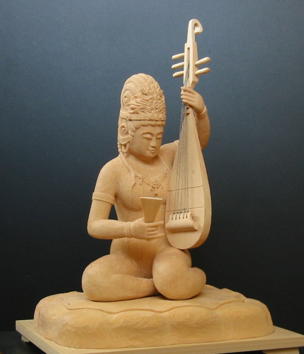 裸弁天様 座像 FRP造形人形。 裸弁天様座像FRP造形人形。