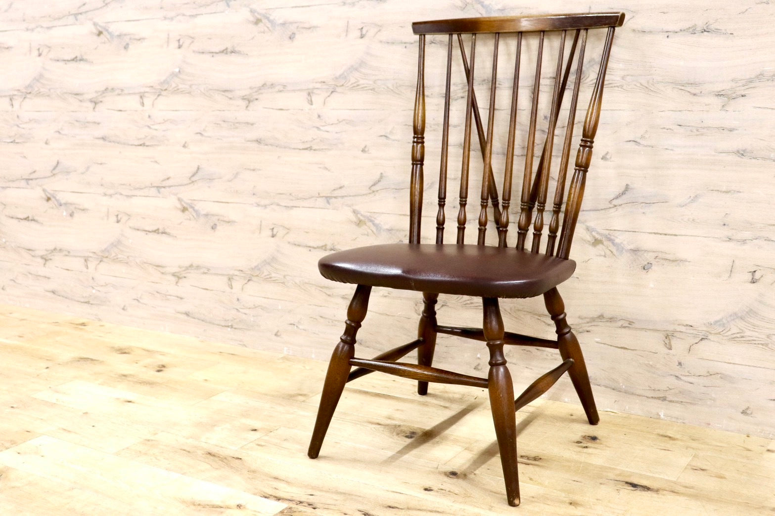 GMHH393C○飛騨産業 / HIDA キツツキ ダイニングチェアウィンザー