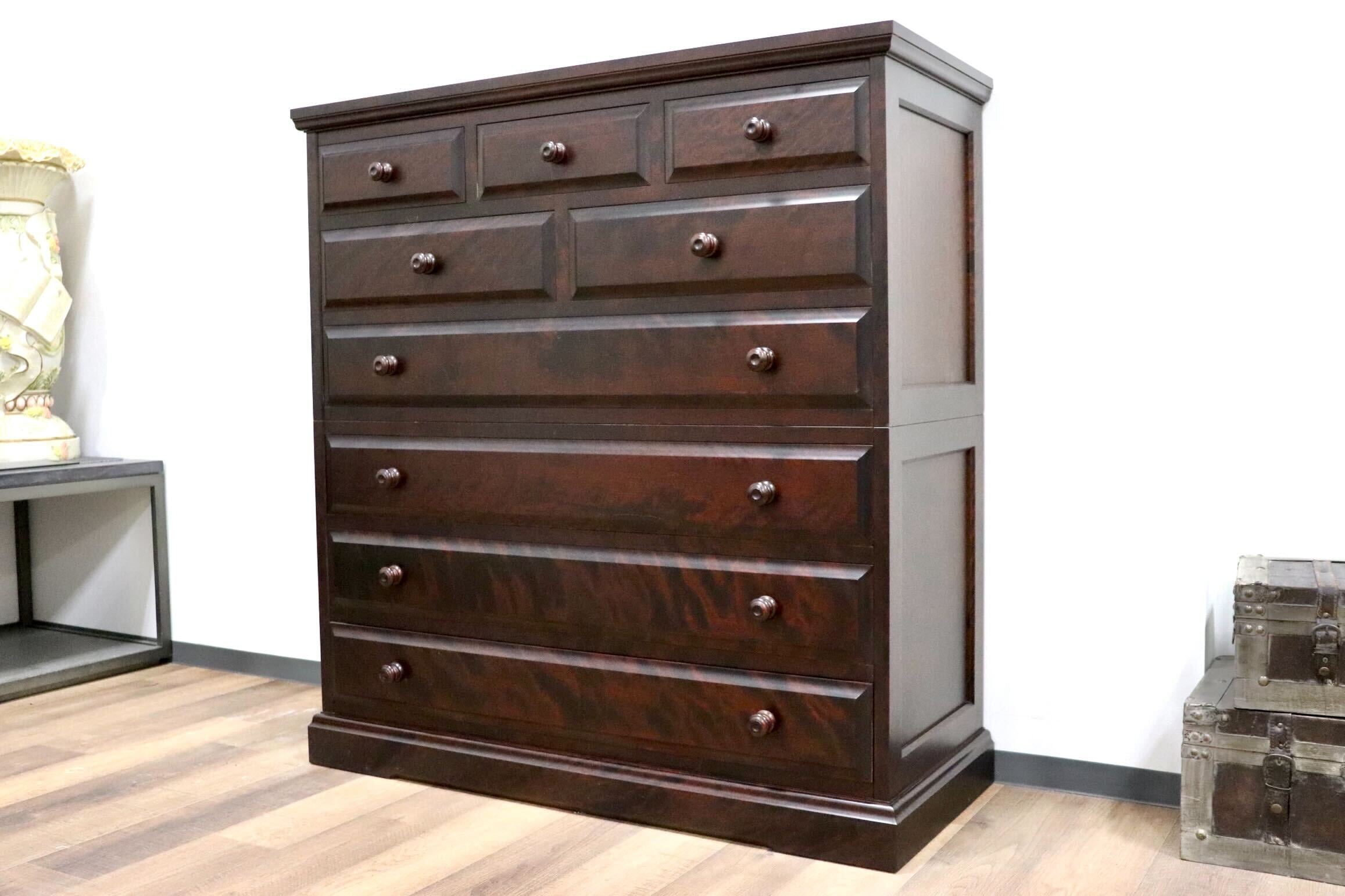 和箪笥 6段 引き出し 整理たんす 時代箪笥風 和家具 店頭引き渡し歓迎