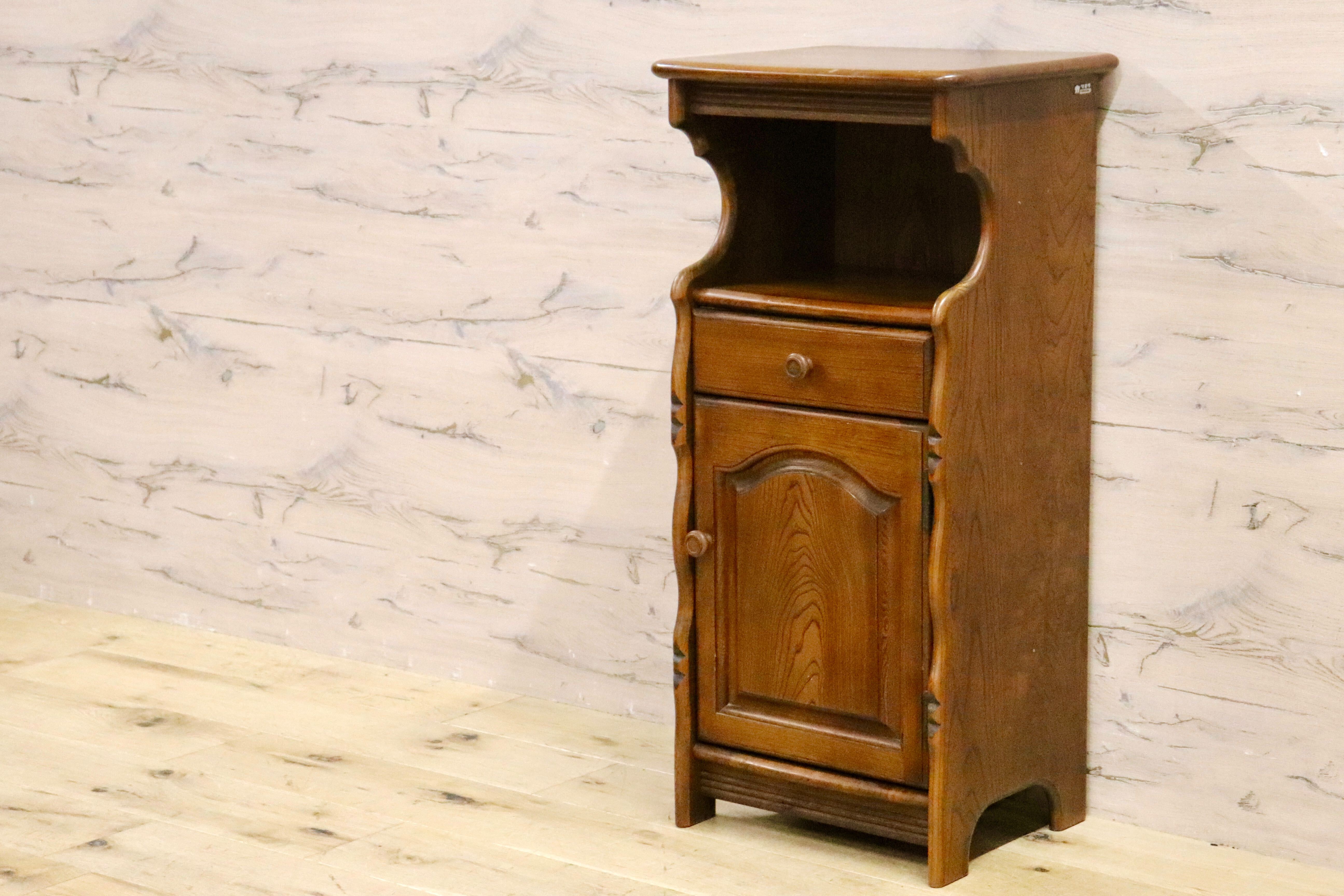 カリモク オールド コロニアルシリーズ 飾り台 電話台 花台 サイド