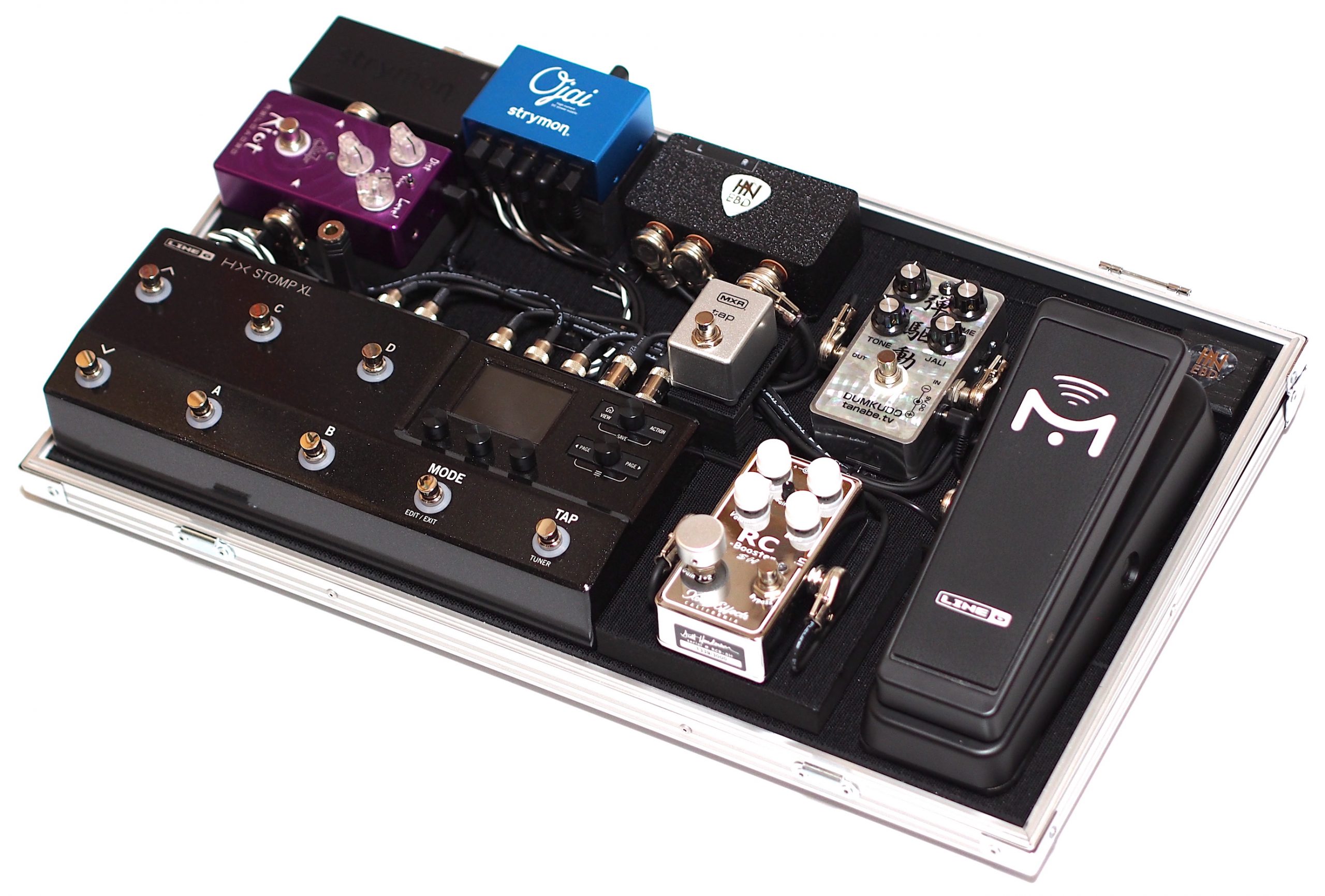 エフェクターボードのアップデートと LINE6 HX STOMP XL を 2 LOOP に