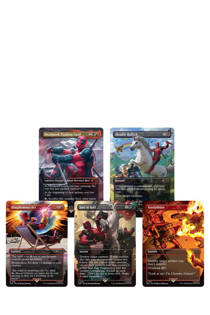 Marvel Magic Cards MTG Secret Lair X Marvel Deadpool - Limited