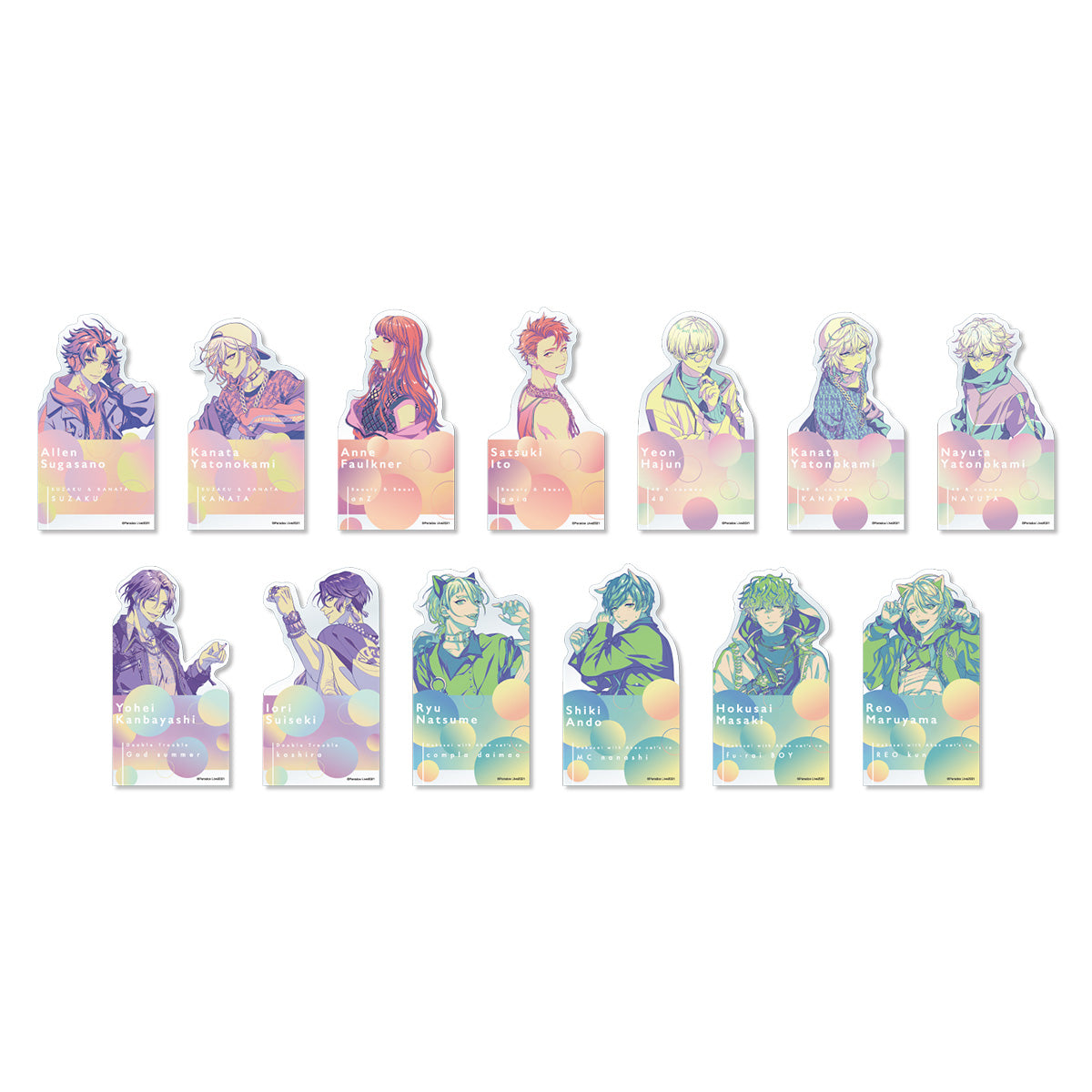 Paradox Live クリアしおりVer.3（ブラインド） – GCRESTORE ジーク