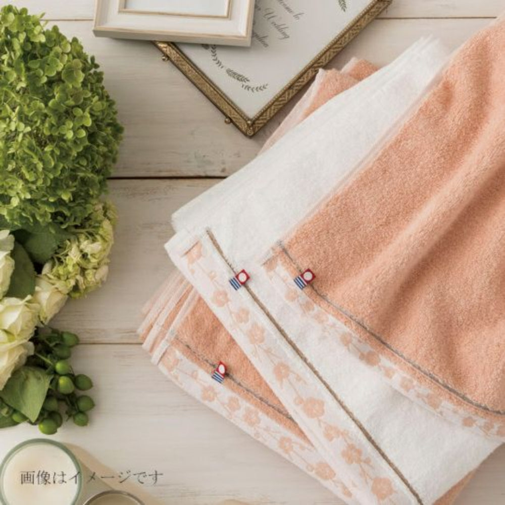 今治謹製 至福タオル 梅染め/フェイスタオル2枚セット/木箱入り – GOOD