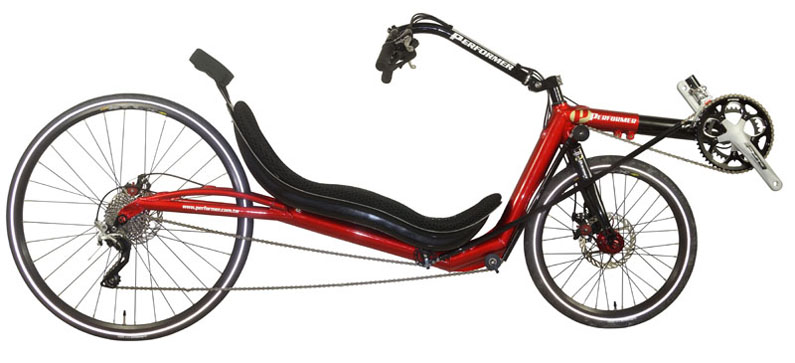 Performer リカンベント自転車 F-FWD PERFORMER F-FWD 初乗り練習