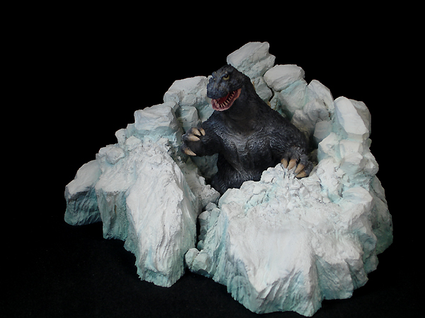 酒井ゆうじ造形工房】 1/250 キンゴジ出現 完成品