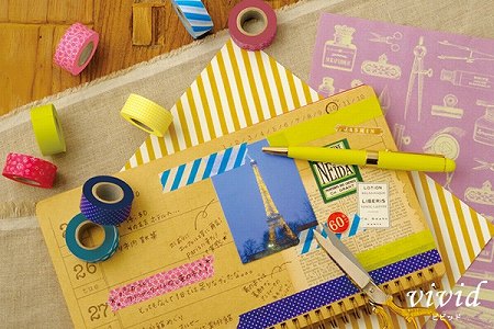 マスキングテープ・ミニサイズ8巻セット【＜コフレ・ドュ・クチュリエ