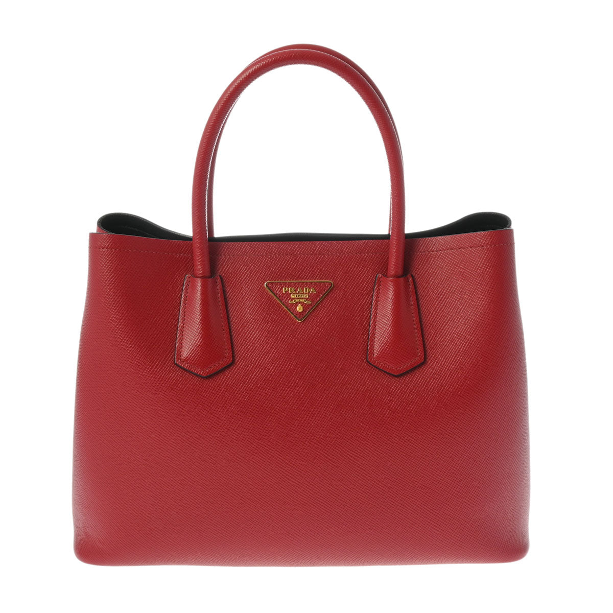 けい！ Used PRADA 赤タグ 大型ボストンバッグ BK系 プラダ